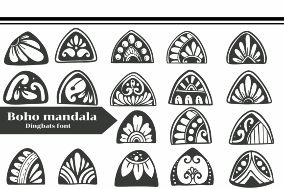 Boho Mandala: A Typeface of Free-Spirited Charm