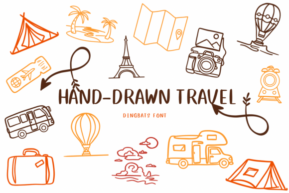 Capture the Spirit of Exploration with Hand-Drawn Travel Typography