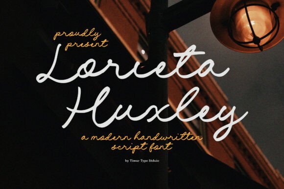 Discovering the Elegance of the Lorieta Huxley Script Font