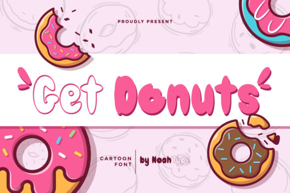 Get Donuts: The Playful Display Font for Creative Projects