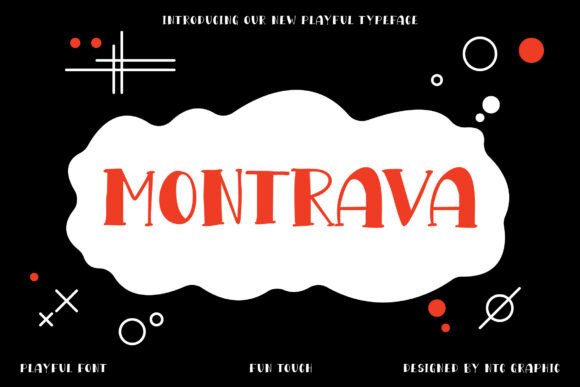 Montrava: A Playful Display Font for Bold, Creative Projects