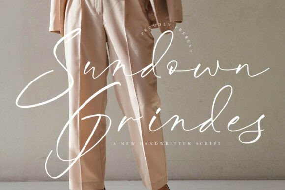 The Effortless Charm of the Sundown Grindes Typeface